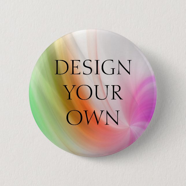 Design Your Own Pin/Badge 2 Inch Round Button (Front)