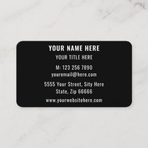Design Your Own Promotional Business Card Template