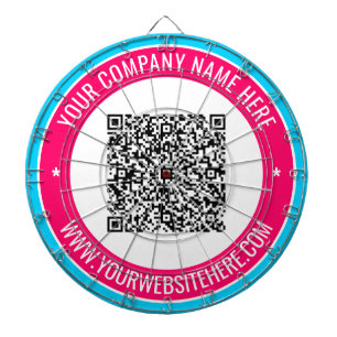 Design Your Own QR Code and Custom Text Dart Board