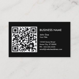 design your own QR code Business Card
