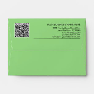 Design Your Own QR Code Business Envelope Template