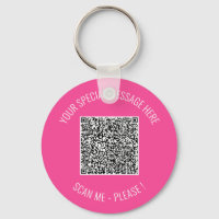 Design Your Own QR Code Keychain Template