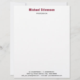 Design Your Own QR Code Letterhead Template