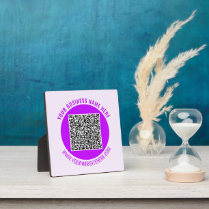 Design Your Own QR Code Plaque Template