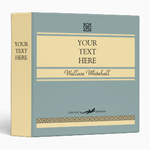 Design Your Own Retro Book Cover Style Binder