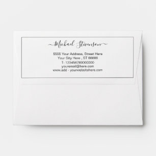 Design Your Own Return Address Envelope Template