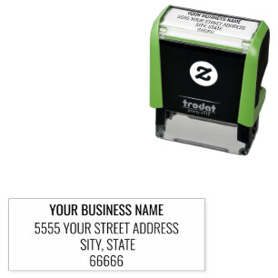 Design Your Own Return Address Stamp Template