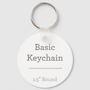 Design Your Own Round Photo Keychain