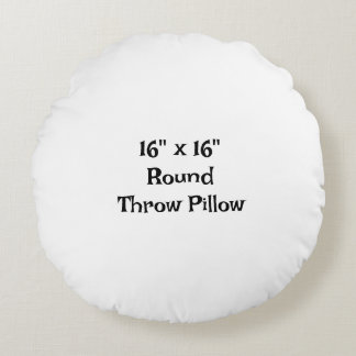 Design Your Own Round Pillow