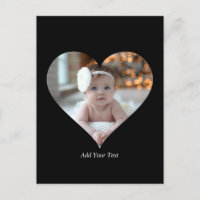 Design Your Own Single Heart Shaped Photo