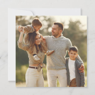 Design Your Own Single Photo Card