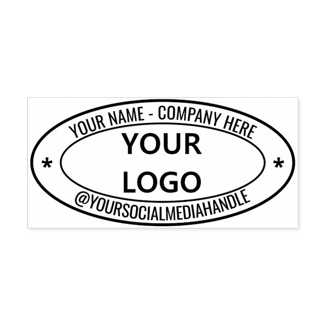 Design Your Own Social Media Self-inking Stamp (Design)
