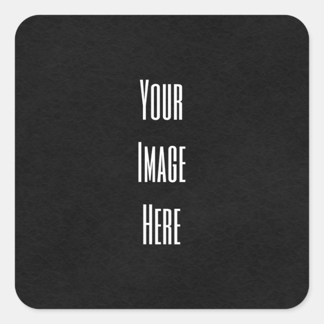 Design Your Own Square Sticker (Front)