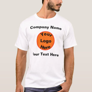 Design Your Own T-shirt Large Logo and Text Front