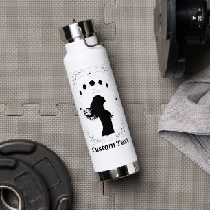 Design Your Own Tarot Feminist Witch Whimsy Mystic Water Bottle