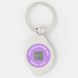 Design Your Own Text and QR Code Keychain Template