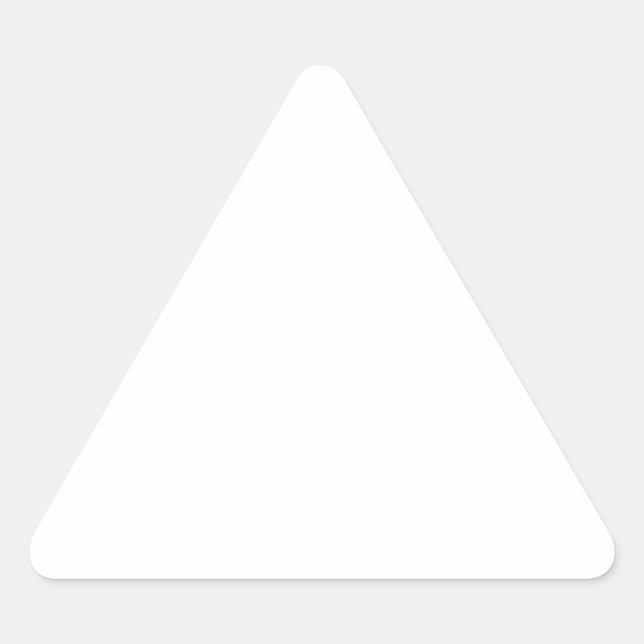 Design your own Triangular stickers (Front)