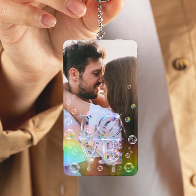 Design Your Own Unique Fun Photo Bubble Keychain (Creator Uploaded)