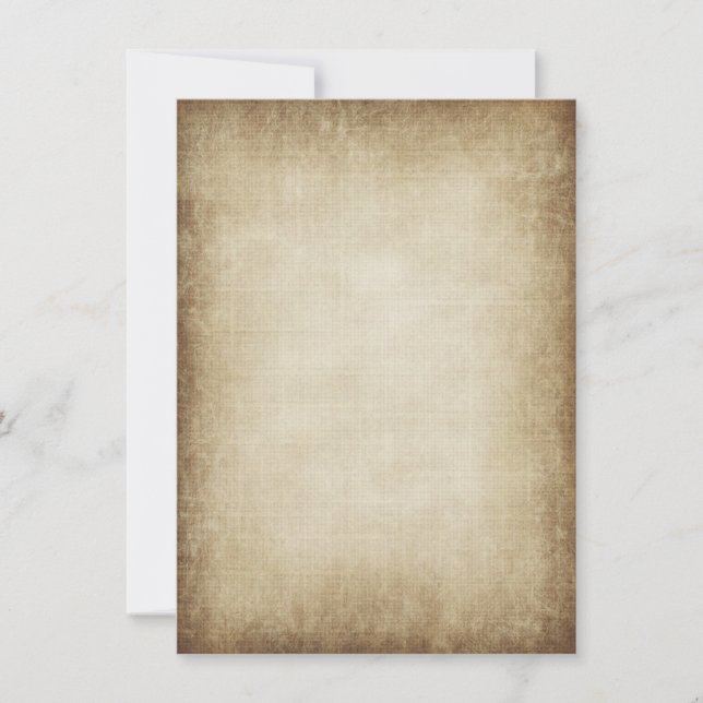 Design Your Own Vintage Paper Invitations (Front)