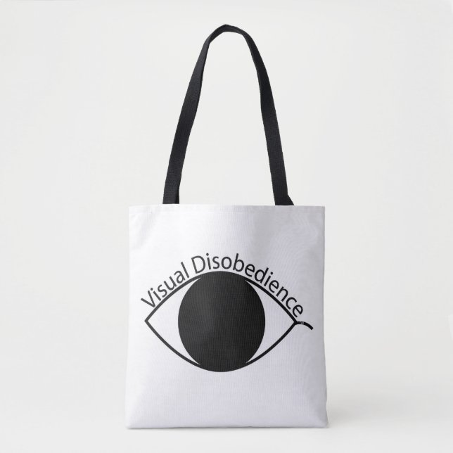 Design Your Own Visual Disobedience Tote Bag! (Front)