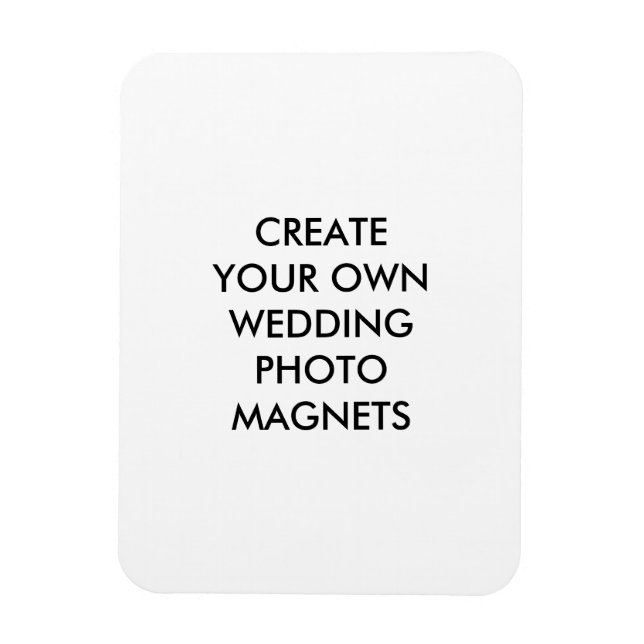 Design Your Own Wedding Photo Magnets (Vertical)