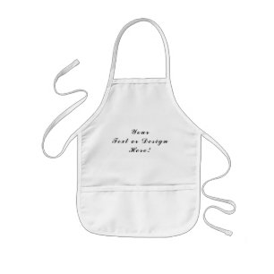 Design Your Own White Apron – Kids' Size