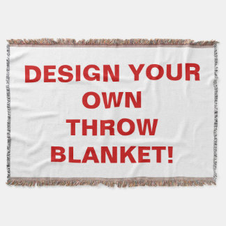 Design Your Own Woven Throw Blanket
