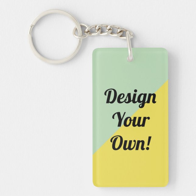 Design Your Personalise Gift Keychain (Front)