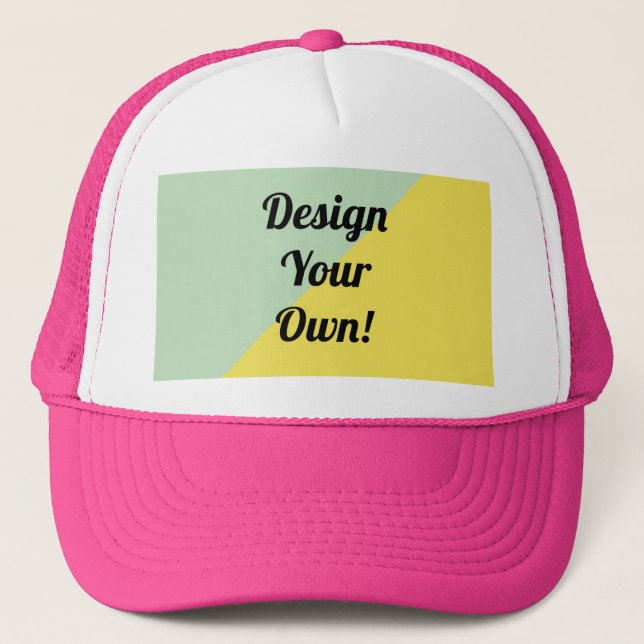 Design Your Personalise Gift Trucker Hat (Front)