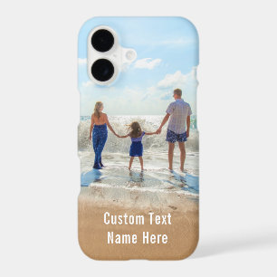 Design Your Photo iPhone Case personalized Text