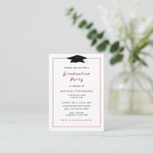 Design Your Simple Graduation Invitations Example