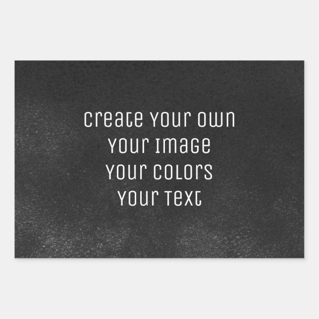 Design Your Way - Create Your Own Wrapping Paper Sheet (Front)