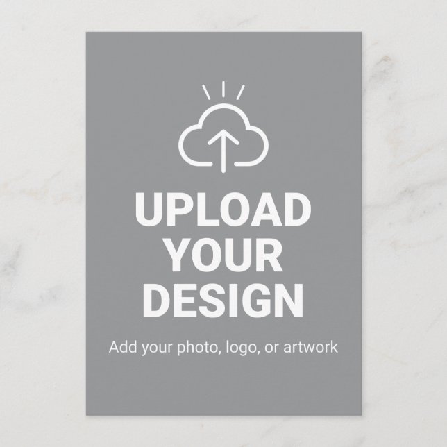 Design Your Way Menu (Front)