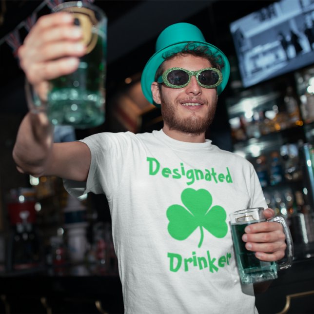Designated Drinker St Patrick's Day T-Shirt (Creator Uploaded)