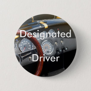 Designated Driver 2 Inch Round Button
