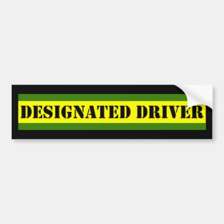 Designated Driver Bumper Sticker