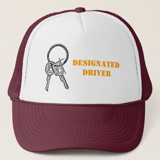 Designated Driver Trucker Hat (Front)