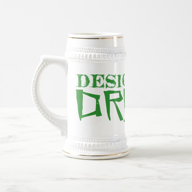 Designated Drunk Beer Stein (Left)