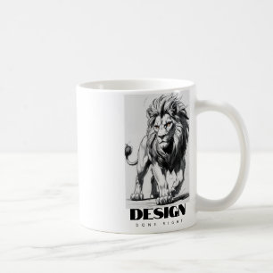 DESIGNE LION COFFEE MUG