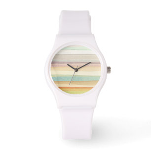 Designed art background. Used watercolor Watch