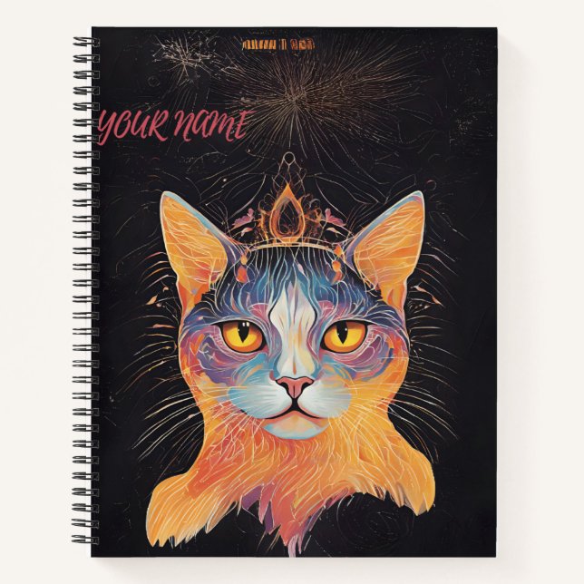Designed for cat lovers notebook (Front)