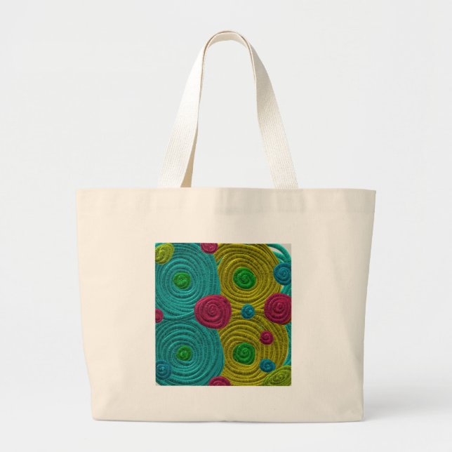Designed for Change and Opportunity Large Tote Bag (Front)