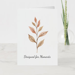 Designed for Moments – Botanical Foil Greeting Card