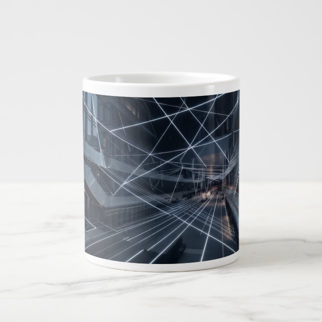 Designed Large Coffee Mug (Front)
