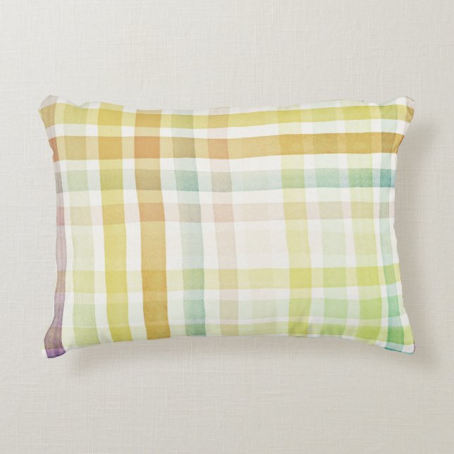 Designed watercolor art background, texture 2 accent pillow (Front)