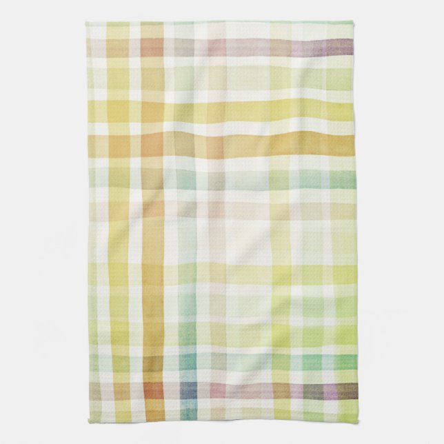 Designed watercolor art background, texture 2 kitchen towel (Vertical)