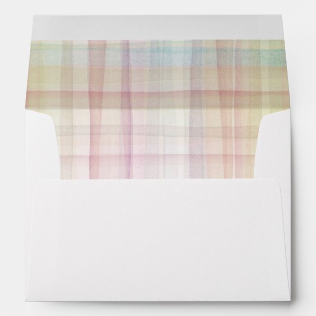 Designed watercolor art background, texture envelope (Back (Bottom))