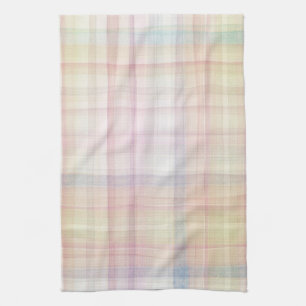 Designed watercolor art background, texture kitchen towel