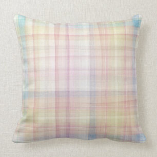 Designed watercolor art background, texture throw pillow