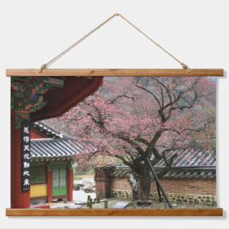 Designed with a photograph of South Korea, horizon Hanging Tapestry